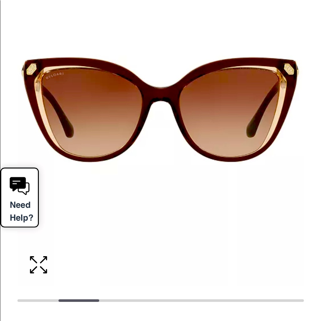 Bvglari Cat Eye Sunglasses Never Worn